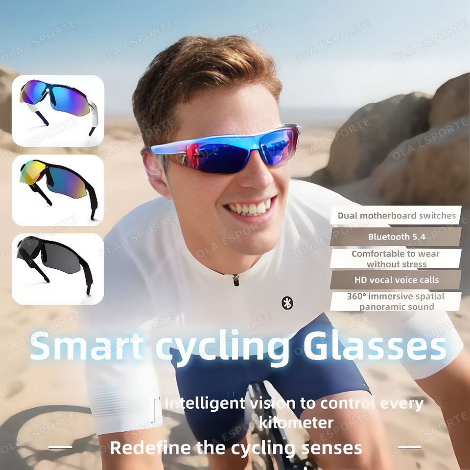 Audio Music Technology - New Outdoor Cycling Bluetooth Smart Glasses