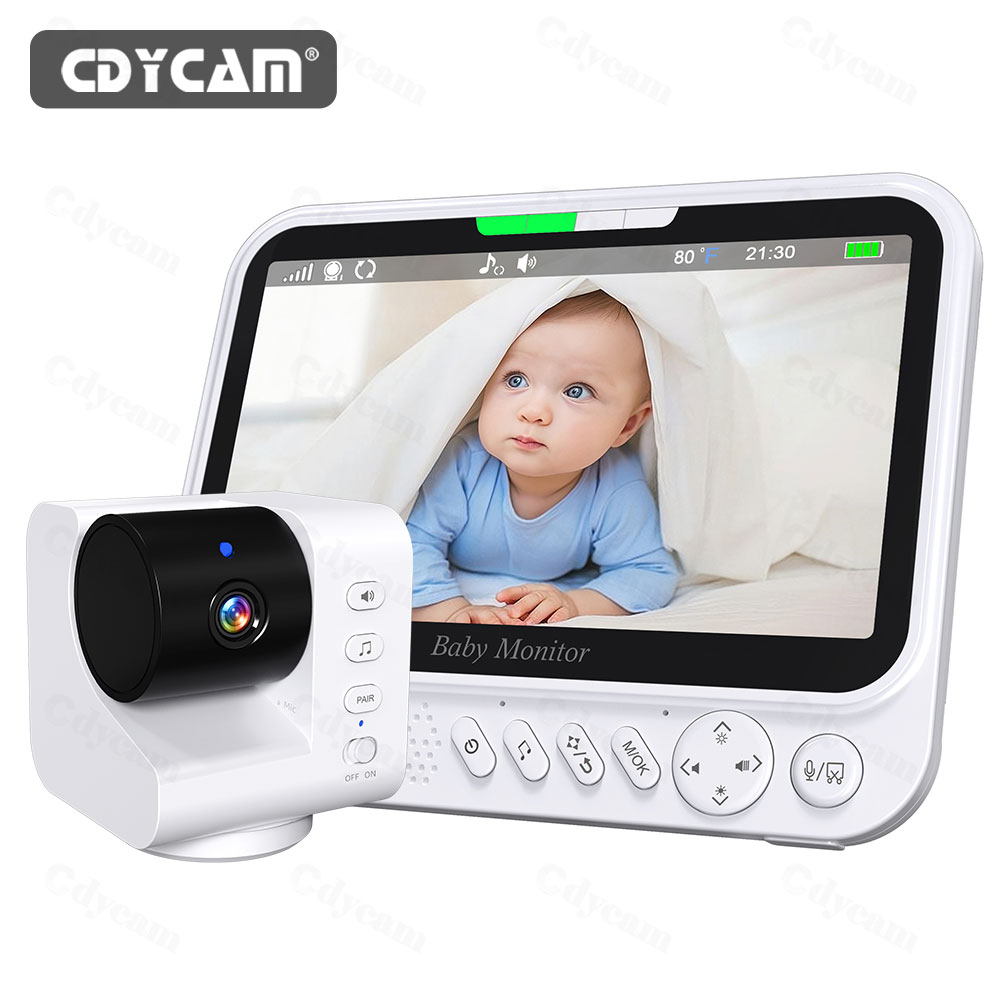Zoom Audio Music - 7'' Video Baby Monitor With 4X