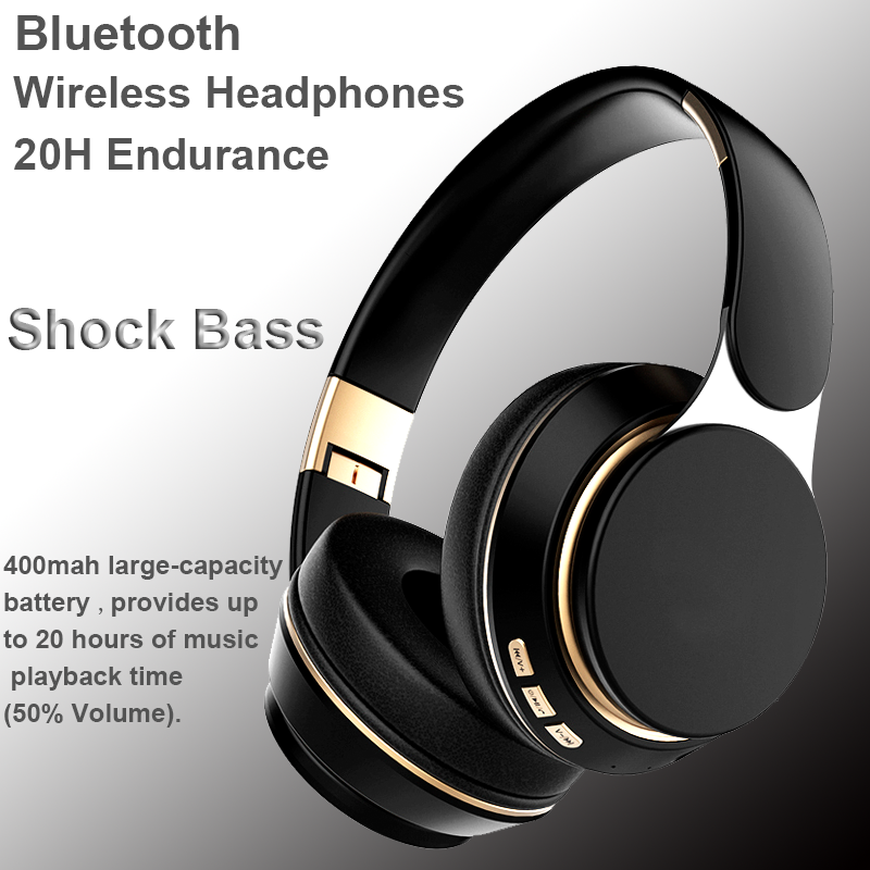 Audio Music Technology - Headphones Bluetooth Wireless Headsets With Mic