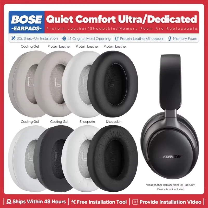 Bose Headphone Qc Ultra - Replacement Ear Pads For Bos QuietComfort
