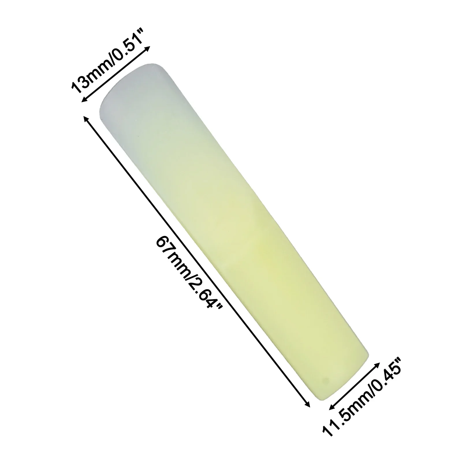 Saxophone Reed Pack - 3-pack Clarinet Reeds Resin Reeds Synthetic