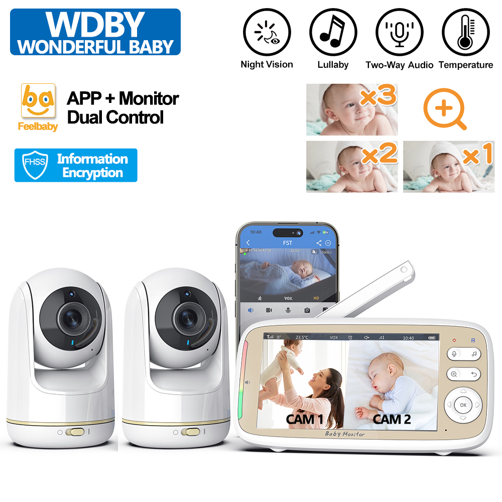VB803 PRO Baby Monitor with 2p - Zoom Audio Music ulasan dan harga