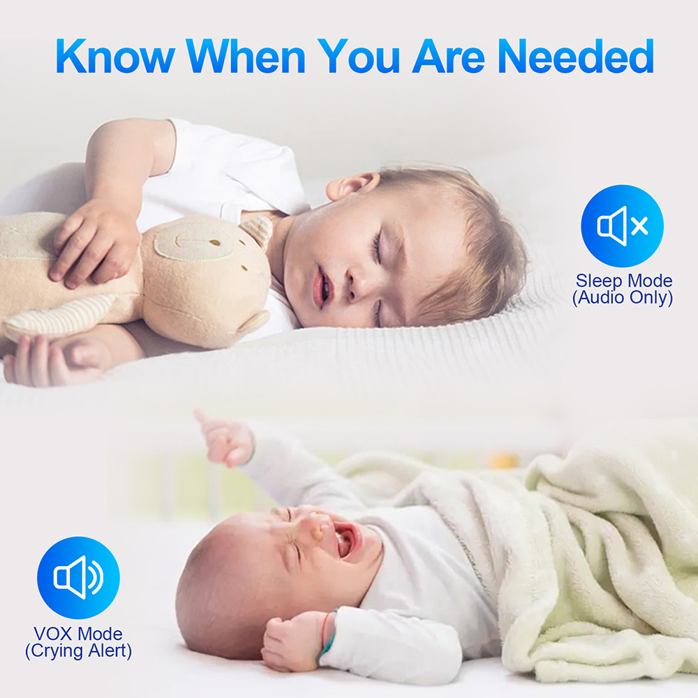 7'' Video Baby Monitor With 4X - Zoom Audio Music ulasan dan harga