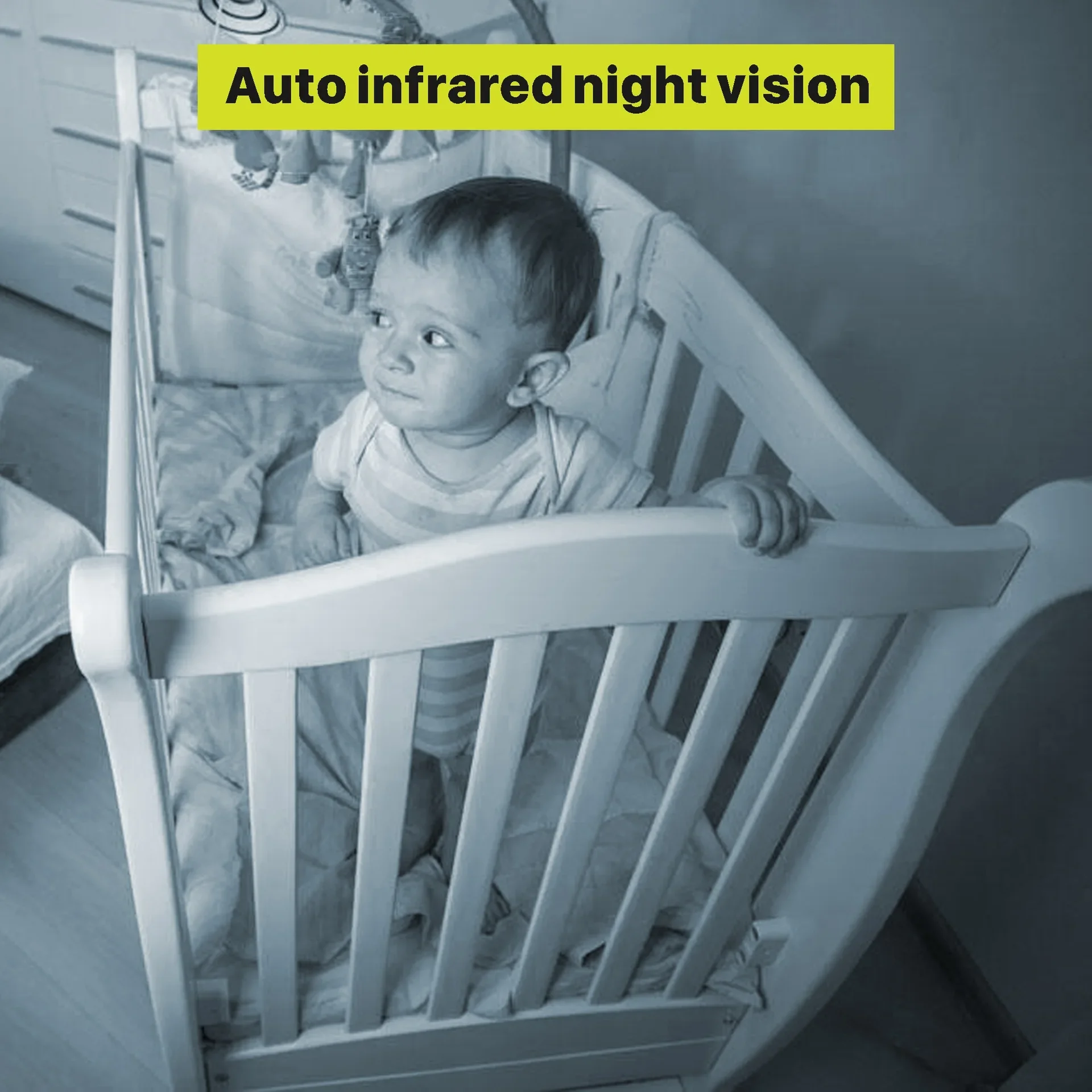 5.0 Inch Video Baby Monitor Wi - Zoom Audio Music ulasan dan harga
