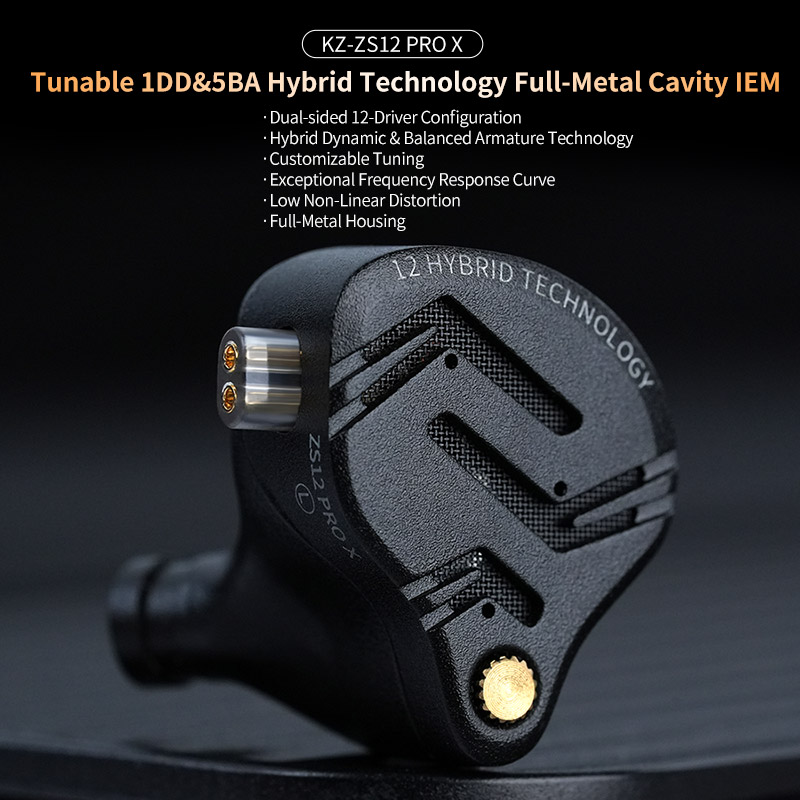 KZ ZS12 PRO X Metal Earphones  - Audio Music Technology ulasan dan harga