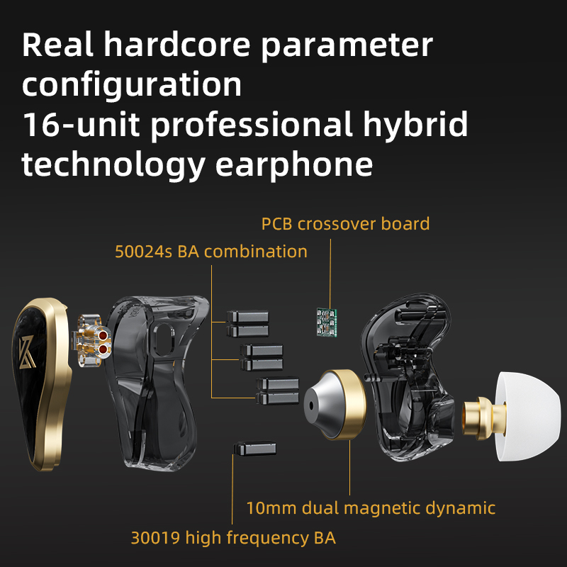 KZ ZAS Metal Wired Earphone 16 - Audio Music Technology ulasan dan harga