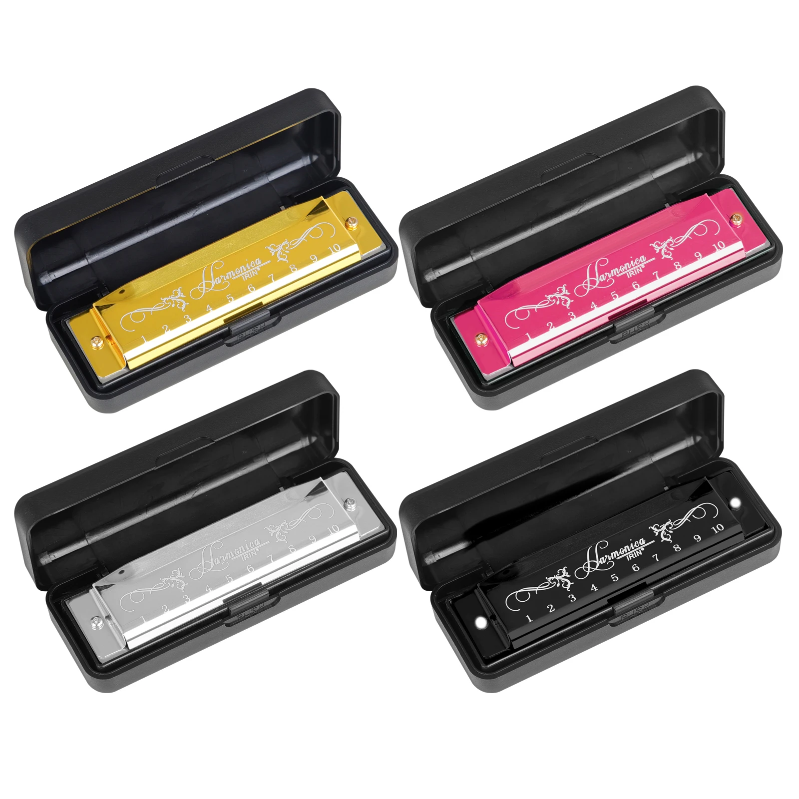IRIN 10 Hole 10 Tone Harmonica - Harmonica 10 Hole ulasan dan harga
