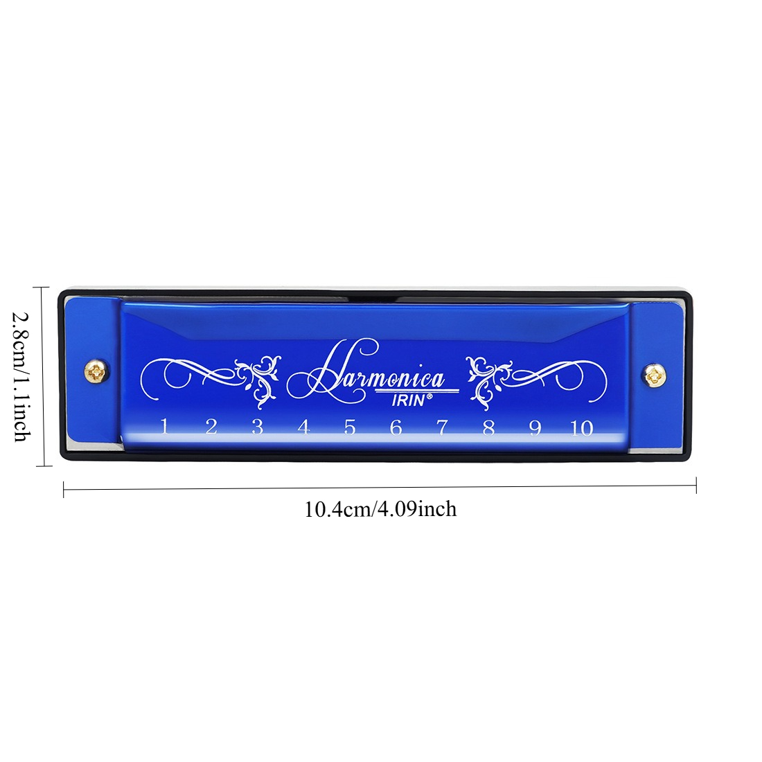 10-Hole 10-tone Harmonica in K - Harmonica 10 Hole ulasan dan harga