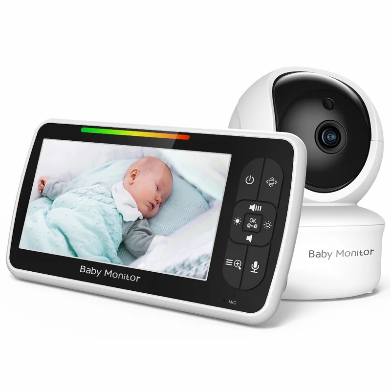 5inch Video Baby Monitor with  - Zoom Audio Music ulasan dan harga