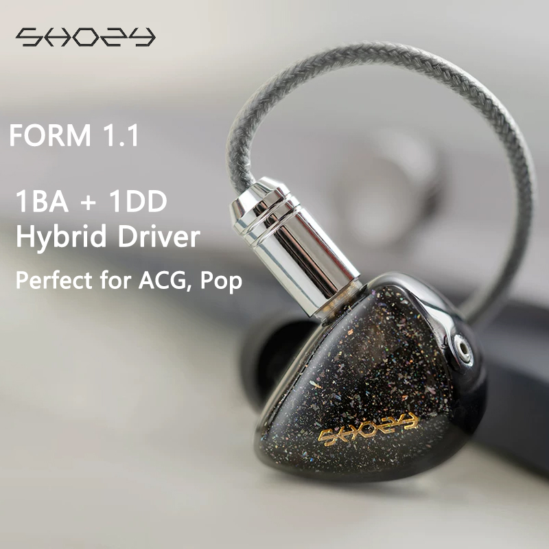 Shozy Form 1.1 Hybrid IEM Wire - Audio Music Technology ulasan dan harga