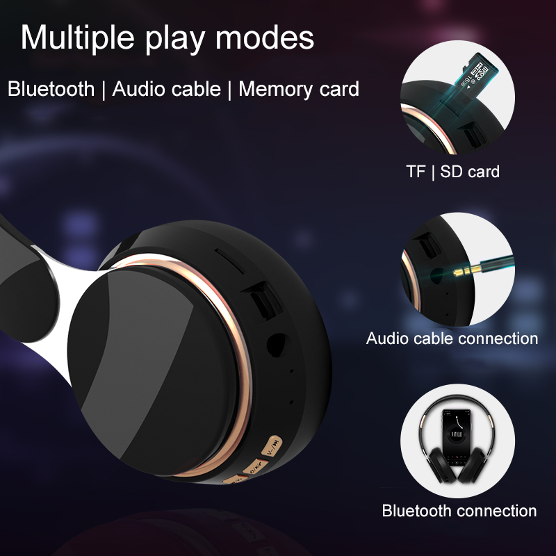 Headphones Bluetooth Wireless  - Audio Music Technology ulasan dan harga