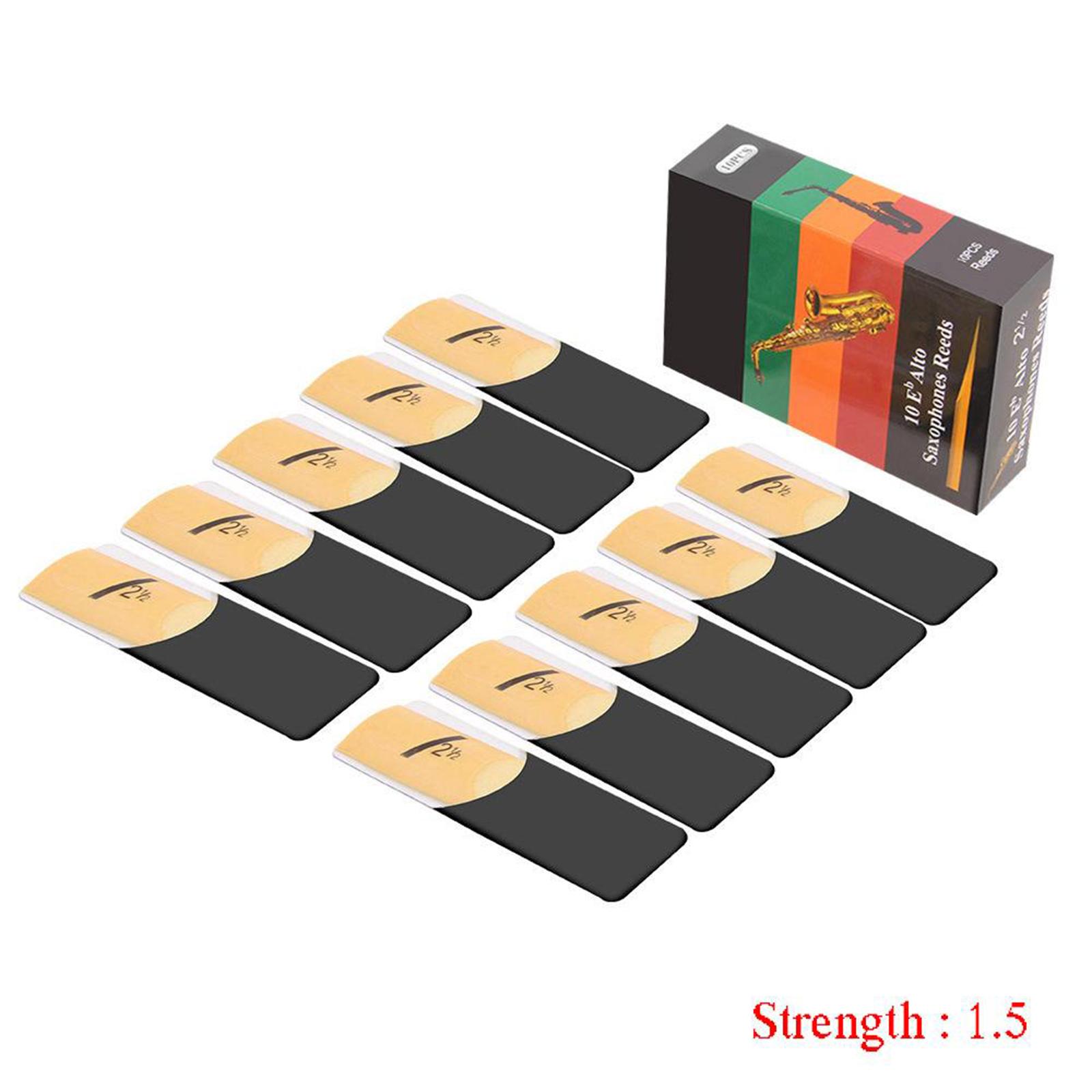 10pcs/pack Traditional Eb Alto - Saxophone Reed Pack ulasan dan harga