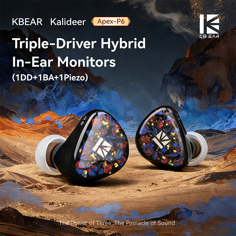  KBEAR Kalideer Apex-P6 HiFi  - Audio Music Technology ulasan dan harga