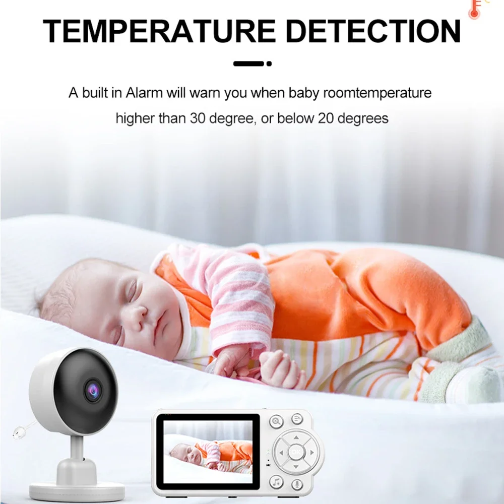2.8 Inch Video Baby Monitor Di - Zoom Audio Music ulasan dan harga