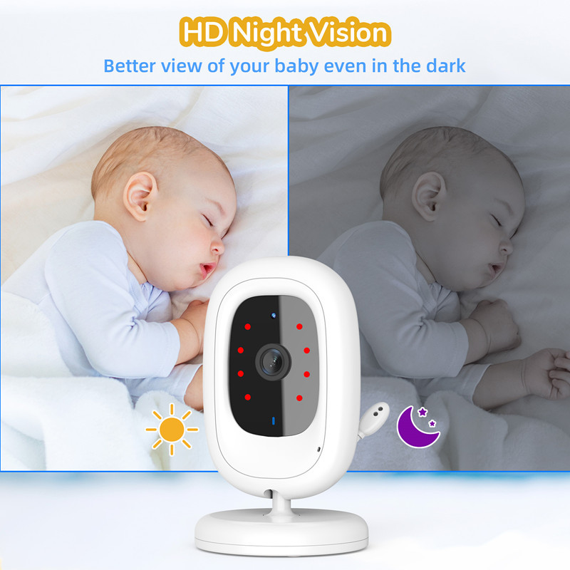 5 Inch 1080P LCD Baby Monitor  - Zoom Audio Music ulasan dan harga