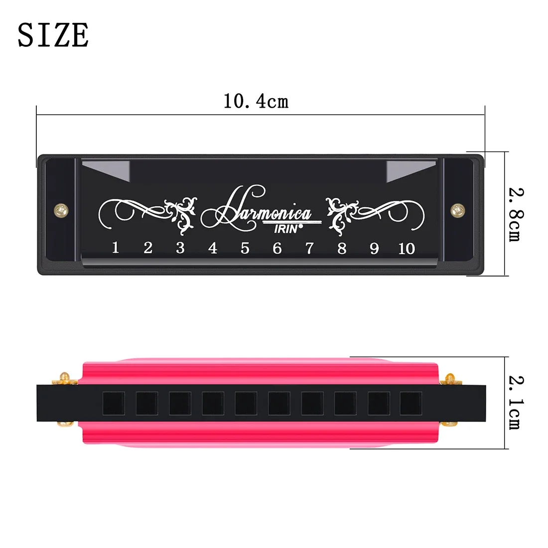IRIN Harmonica 10 Holes 10 Not - Harmonica 10 Hole ulasan dan harga