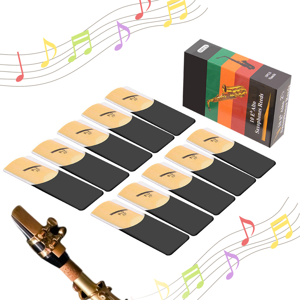 10 Pack Eb Alto Sax Reeds Saxo - Saxophone Reed Pack ulasan dan harga