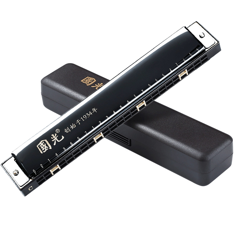 Guoguang Tremolo Harmonica 24  - Harmonica 10 Hole ulasan dan harga