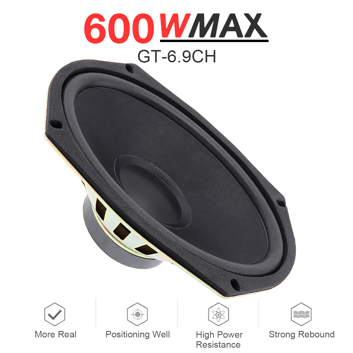 1 / 2 Piece 6x9 Inch 600W Univ - Audio X Music ulasan dan harga