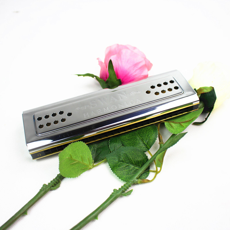 Both Sides Swan Harmonica Trem - Harmonica 10 Hole ulasan dan harga