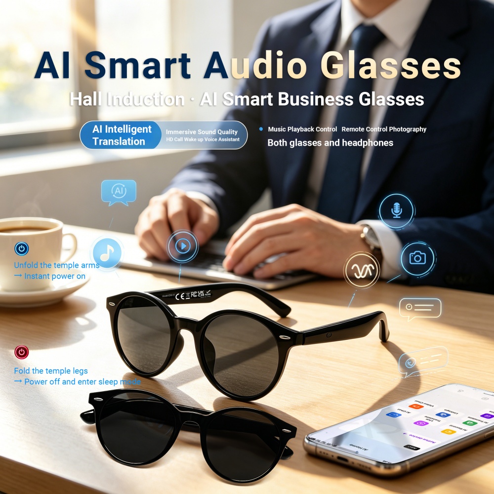 GM81 Fashion AI Smart Audio Gl - Audio Music Hall ulasan dan harga