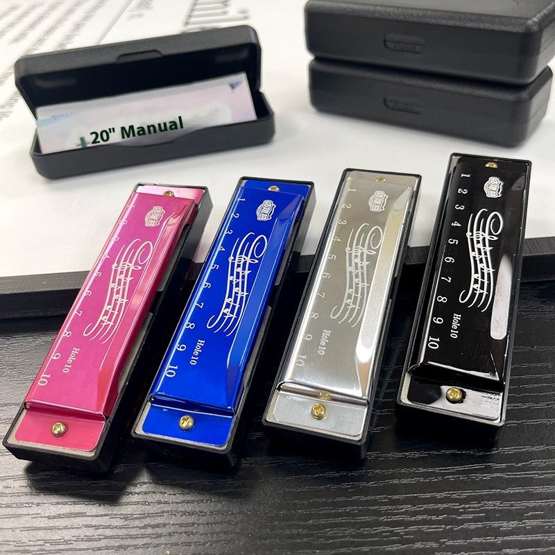 C Tone Harmonica for Beginners - Harmonica 10 Hole ulasan dan harga