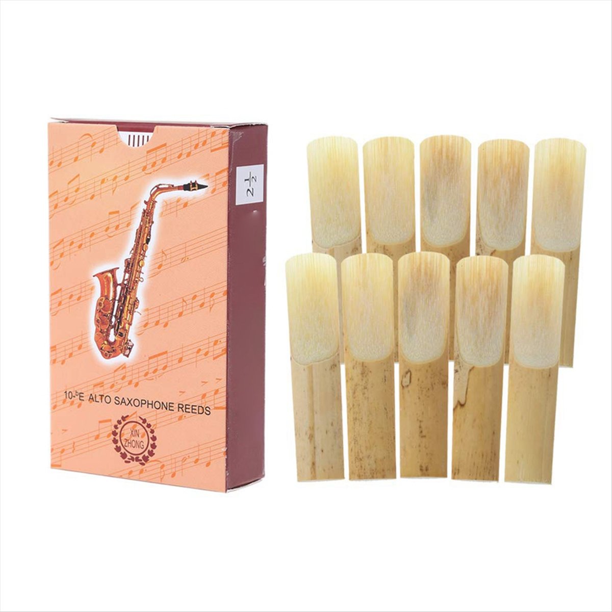 ABXY 10 Pack Alto Sax Saxophon - Saxophone Reed Pack ulasan dan harga