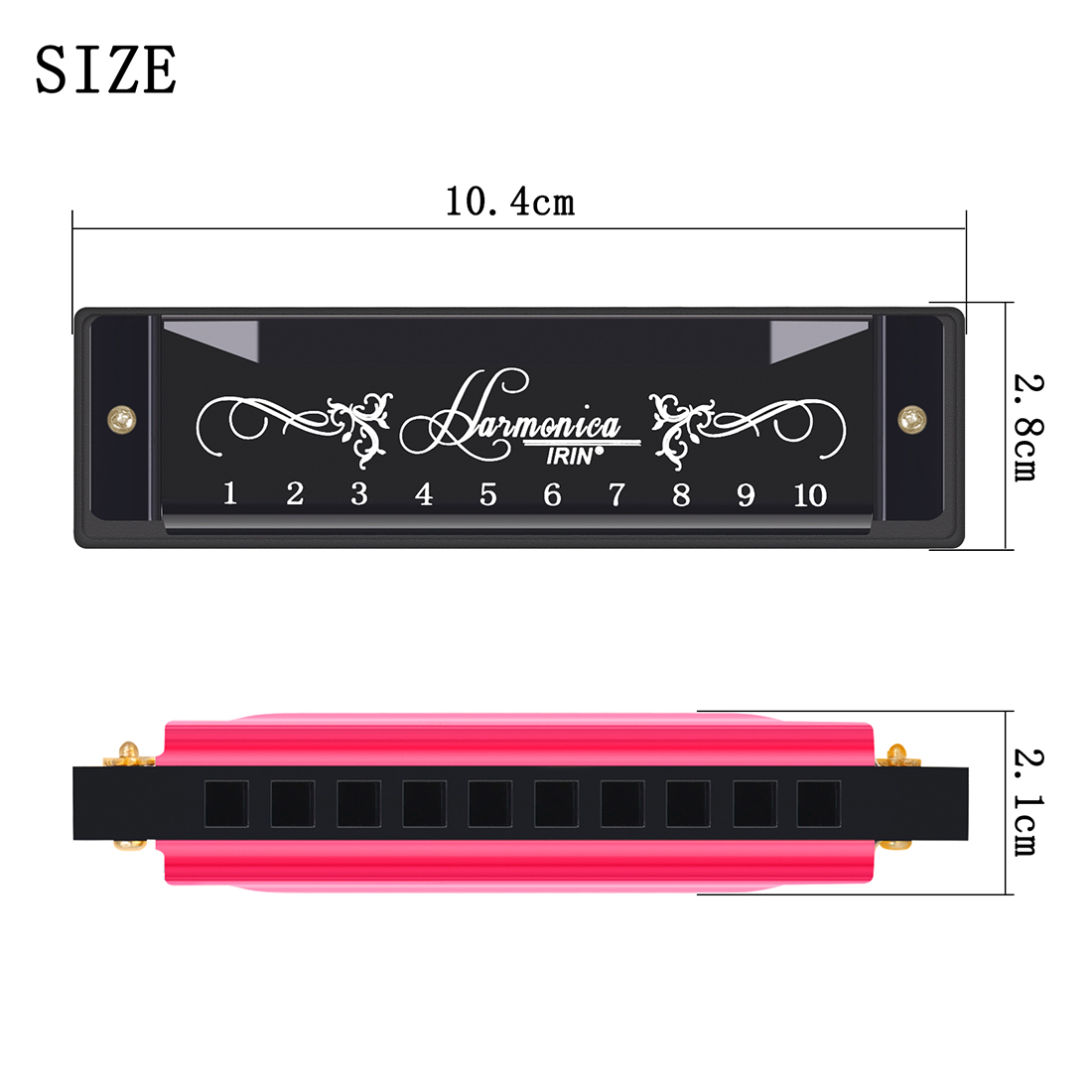 IRIN 10 Holes Harmonica New St - Harmonica 10 Hole ulasan dan harga